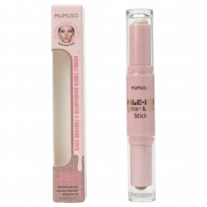 MUMUSO Double-Ended Highlighter & Contour Stick in Rosa, praktisch für das Konturieren und Hervorheben.