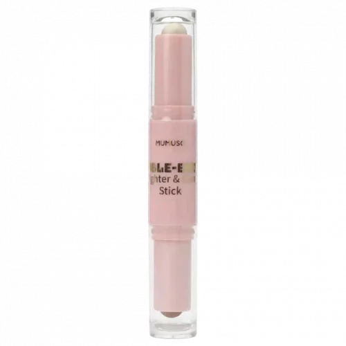 MUMUSO Double-Ended Highlighter & Contour Stick in Rosa, praktisch für das Konturieren und Hervorheben.