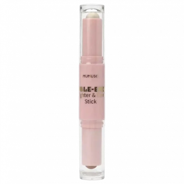 MUMUSO Double-Ended Highlighter & Contour Stick in Rosa, praktisch für das Konturieren und Hervorheben.
