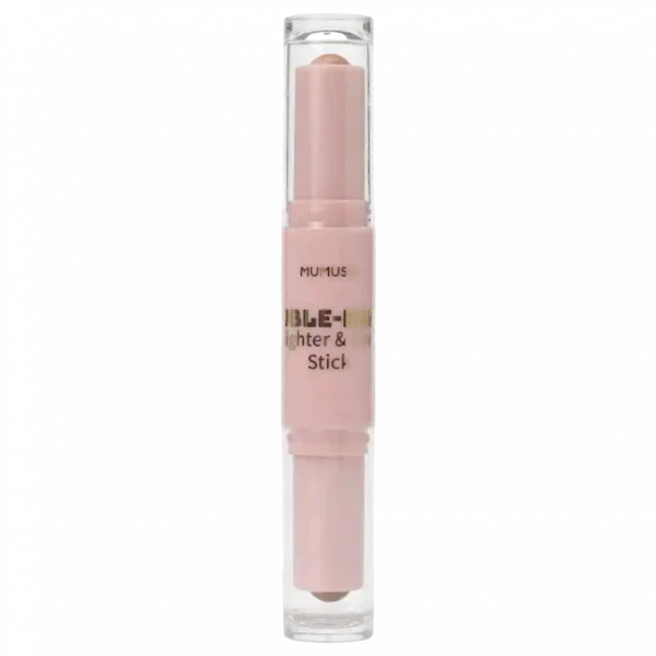MUMUSO Double-Ended Highlighter & Contour Stick (Dunkelbraun) – ideal für das Gesichtskonturieren und Highlighten.