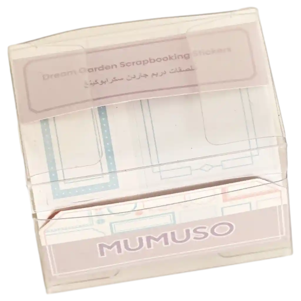 mumuso_dream_garden_scrapbooking_sticker_79_2g_transparent.webp MUMUSO Scrapbooking-Sticker, 79.2 g – kreative Accessoires für Scrapbooking und Basteln.