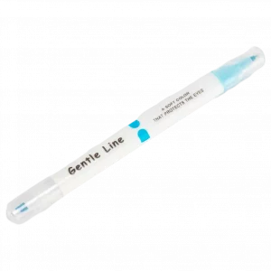 MUMUSO DUAL-TIP HIGHLIGHTER in himmelblau – ideal für Schule oder Büro, mit sanfter Farbabgabe.