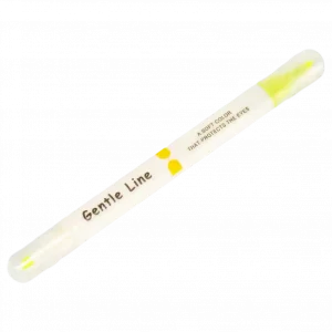 MUMUSO DUAL-TIP HIGHLIGHTER in Gelb – vielseitig einsetzbar für Büro und Schule.