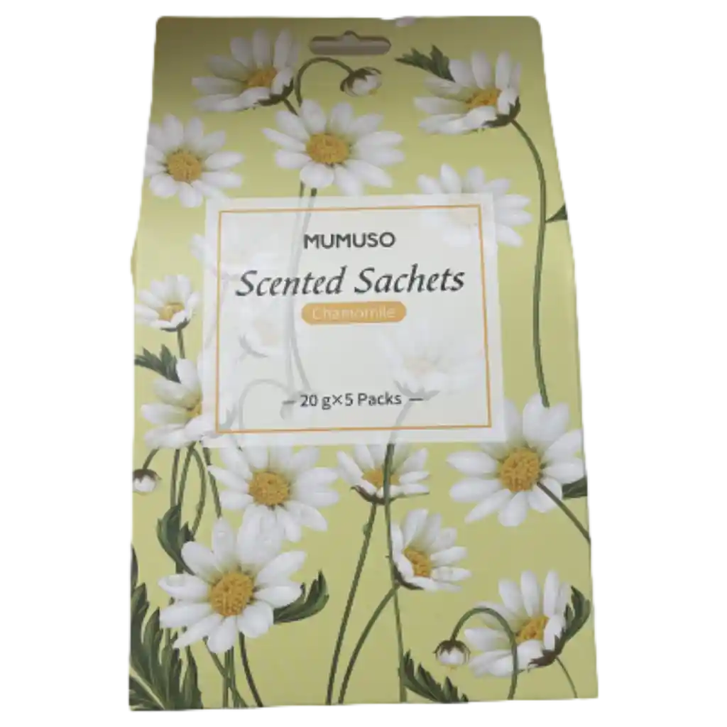 MUMUSO Duftbeutel mit Kamille, 5er Pack – ideales Produkt zur Raumbeduftung mit floralem Design.