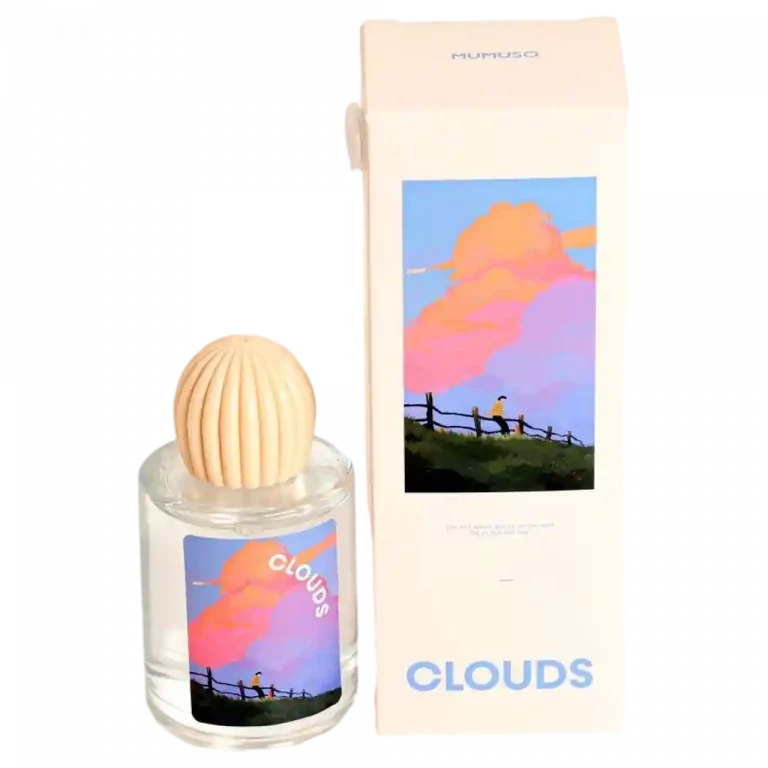 MUMUSO Duftdiffusor CLOUDS mit Ratanstäbchen, 266,7 g – das ideale Raumparfüm für eine angenehme Atmosphäre.