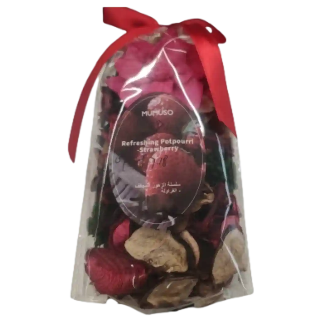 mumuso_erfrischendes_potpourri_erdbeer_66_7g.webp MUMUSO erfrischendes Potpourri mit Erdbeerduft, 66,7 g – eine natürliche Raumparfümierung für eine angenehme Atmosphäre.