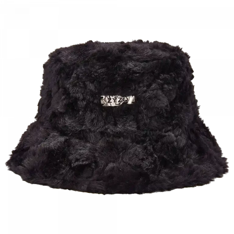 MUMUSO schwarz gefütterter Fischerhut aus 100 % Polyester – stylisches Accessoire für jede Gelegenheit.