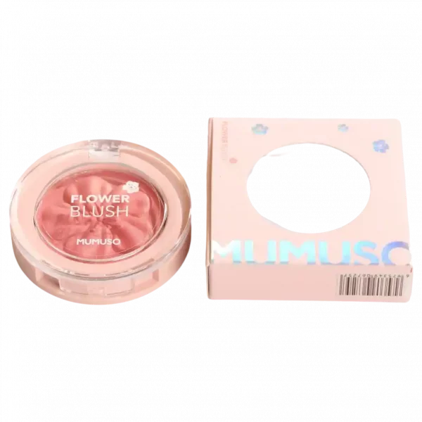 MUMUSO Flower Blush (Rosa), 41,6 g – blumiger Rouge für einen natürlichen Teint.