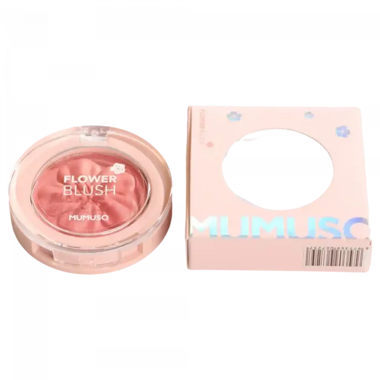 MUMUSO Flower Blush (Rosa), 41,6 g – blumiger Rouge für einen natürlichen Teint.