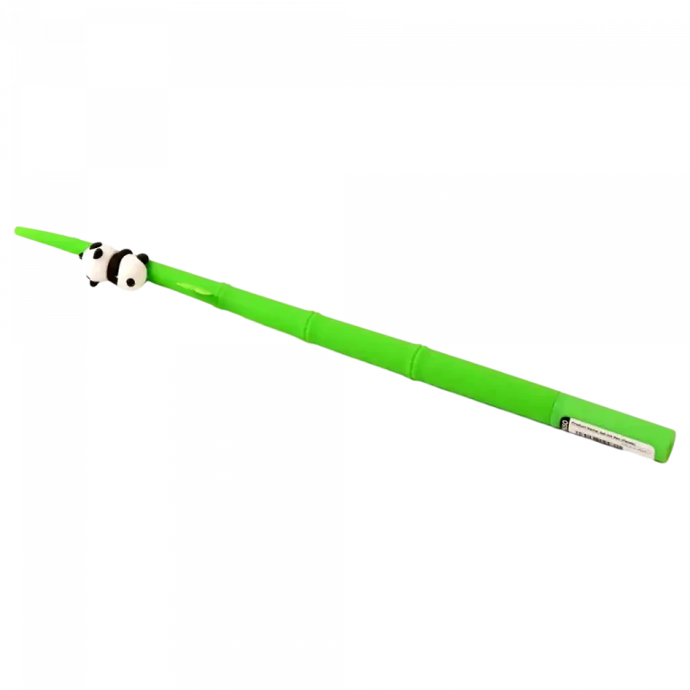 MUMUSO Gelstift mit Panda-Augen, grün – ideal für Schule oder Büro.