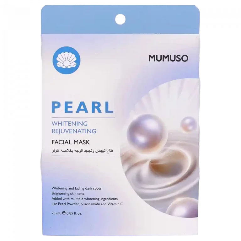 MUMUSO Gesichtsmaske mit Perlenextrakt, 25 ml – aufhellend und regenerierend für eine strahlende Haut.