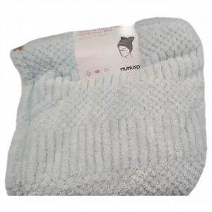 MUMUSO Haartrocknungskapuze aus Polyester (Blau) – ideal zum schnellen Trocknen der Haare nach dem Waschen.