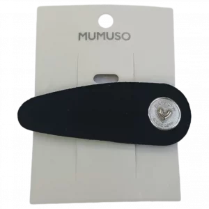 MUMUSO Haarspange in schwarz aus Legierung und Polyester – stilvolles Accessoire für jeden Anlass.