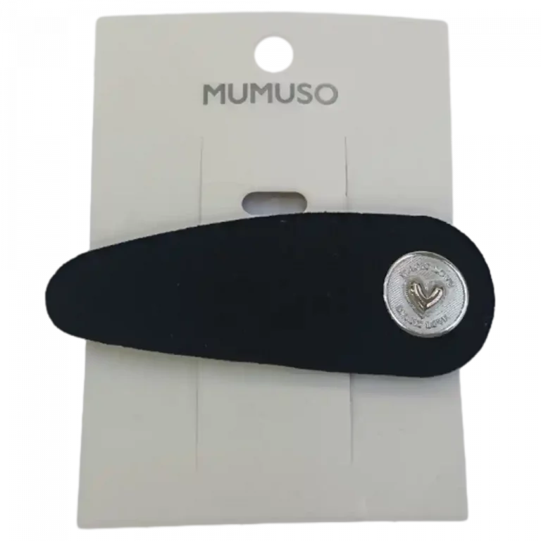 MUMUSO Haarspange in schwarz aus Legierung und Polyester – stilvolles Accessoire für jeden Anlass.