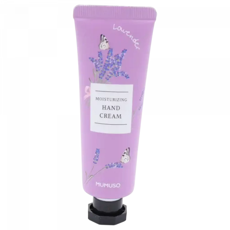 MUMUSO Handcreme mit Lavendel, 55,6 ml (Lila) – feuchtigkeitsspendende Pflege für trockene Hände.