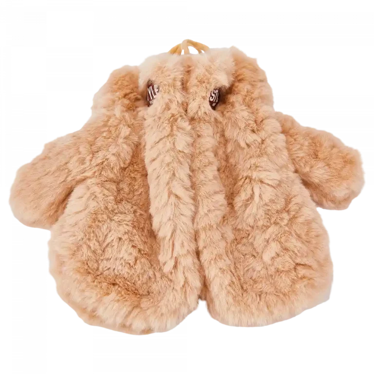 MUMUSO Handschuhe aus dickem Plüsch in Karottenfarbe – ideal für kalte Tage.