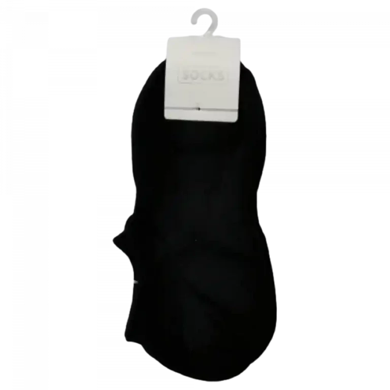 MUMUSO Herren Sneakersocken (Schwarz) – bequem und atmungsaktiv für den täglichen Gebrauch.