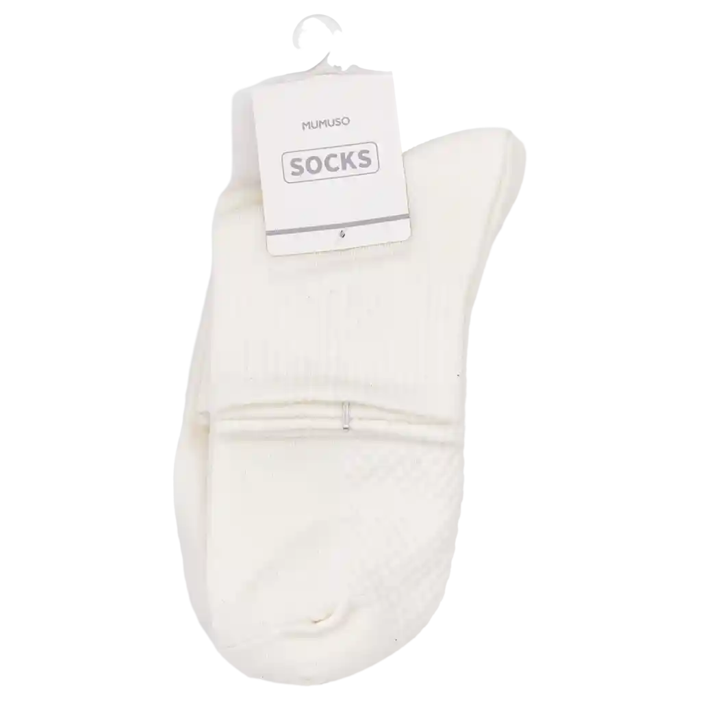 mumuso_herren_socken_crewsocken_weiss.webp MUMUSO Herren Socken, weiß – strapazierfähige Crew-Socken für den täglichen Gebrauch.