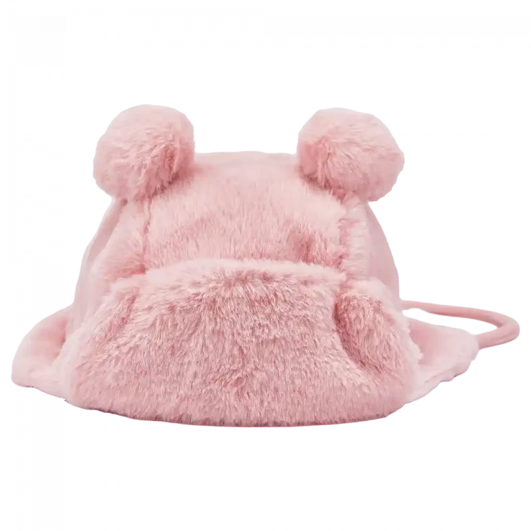 MUMUSO Kinder Wintermütze in Rosa aus 100% Polyester – warm und kuschelig für kalte Tage.