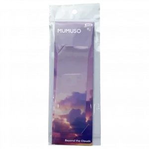 MUMUSO Lesezeichen mit Wolkenmotiv in lila, 5 Stück – ideal für Schule, Büro oder Zuhause zum Markieren von Seiten.