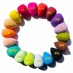 MUMUSO Make-up Schwämme in verschiedenen Farben – ideal für das Auftragen von Flüssig-Make-up und Concealer.