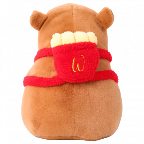 MUMUSO Plüschspielzeug (Braune Capybara) mit Rucksack – süßes Spielzeug für Kinder aus 100% Polyester.