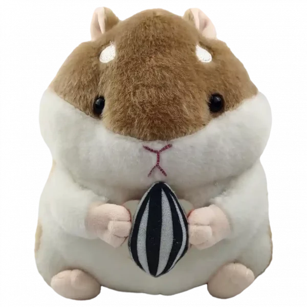 MUMUSO Plüschspielzeug Hamster (Braun) – weicher Begleiter für Kinder, ideal zum Kuscheln.