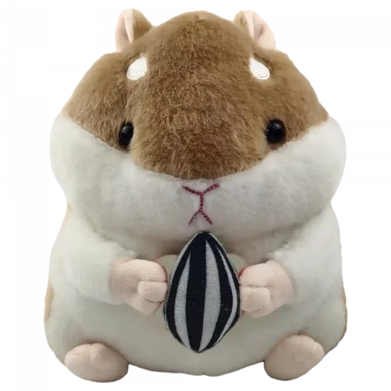 MUMUSO Plüschspielzeug Hamster (Braun) – weicher Begleiter für Kinder, ideal zum Kuscheln.
