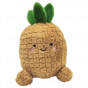 MUMUSO Plüschtier Ananas, 25 cm aus Plüsch – niedlicher Begleiter für Kinder und Spielzeit.