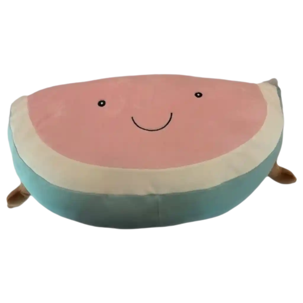 MUMUSO Plüschtier Wassermelone aus ultraweichem Elasthan-Kristall, perfekt für Kinder zum Kuscheln und Spielen.