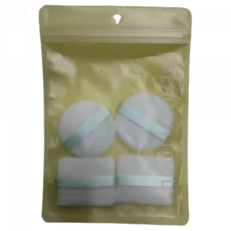 MUMUSO Puderpuffs aus Flockmaterial in Pink – ideal für makelloses Make-up und sanfte Anwendung.