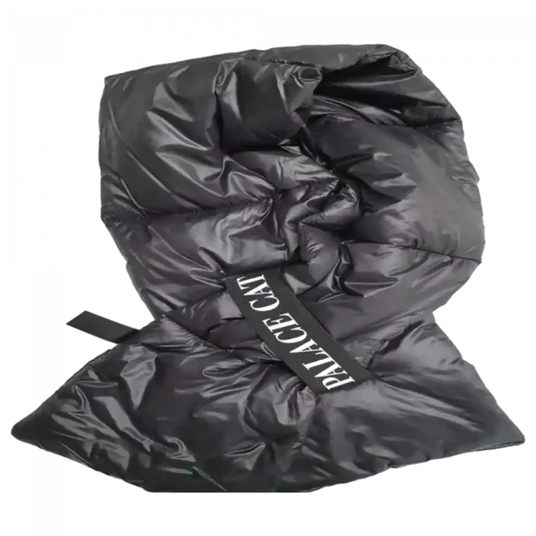 MUMUSO Schal aus dickem Material in Schwarz – ideal für Herbst und Winter, warm und stilvoll.