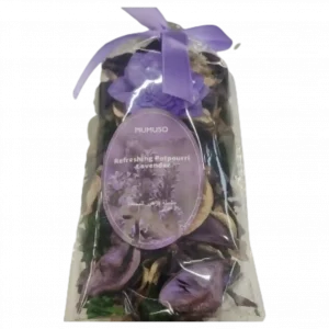 MUMUSO Raumparfüm mit Lavendel, 66,7 g – natürliches Potpourri aus pflanzlichen Bestandteilen für eine frisch duftende Umgebung.
