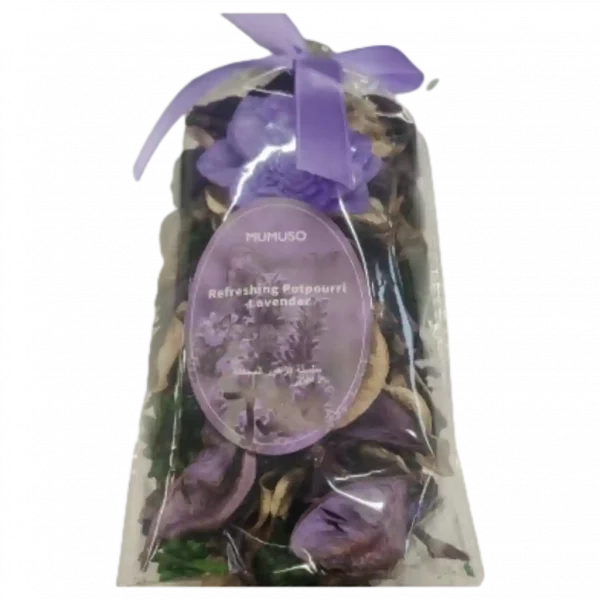 MUMUSO Raumparfüm mit Lavendel, 66,7 g – natürliches Potpourri aus pflanzlichen Bestandteilen für eine frisch duftende Umgebung.