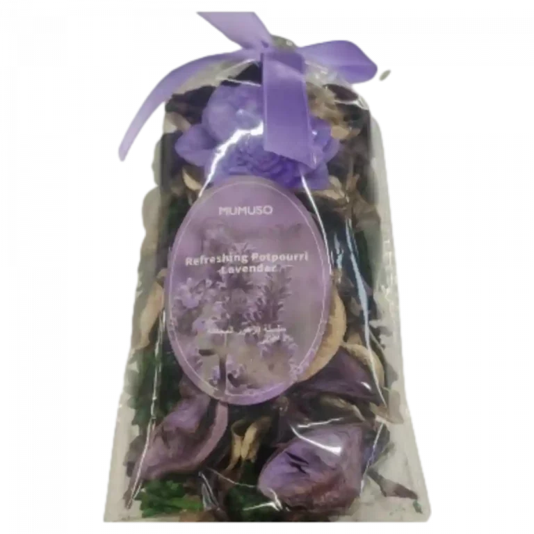 MUMUSO Raumparfüm mit Lavendel, 66,7 g – natürliches Potpourri aus pflanzlichen Bestandteilen für eine frisch duftende Umgebung.