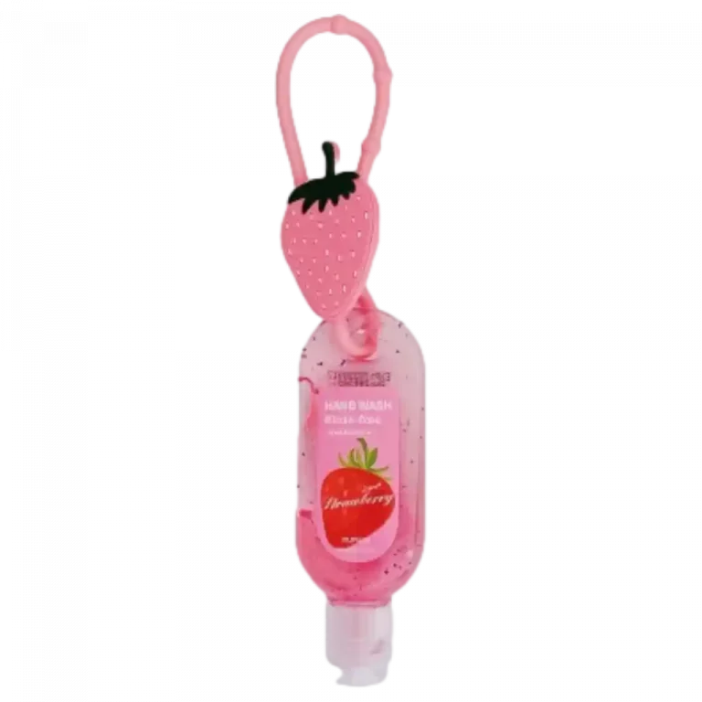 MUMUSO RINSE-FREE HAND WASH in Erdbeerduft, 51,7 g – für eine schnelle Handreinigung ohne Wasser.