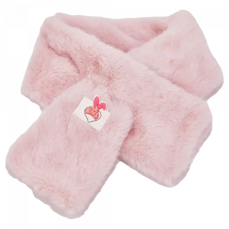 MUMUSO dicke Frühlings-Herbstschal für Damen in zartem Rosa – ideal für kühle Tage.