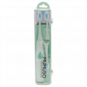 MUMUSO Schallzahnbürsten-Set (Grün) – hochwertige, elektrische Zahnpflege mit zwei Bürstenköpfen für optimale Mundhygiene.