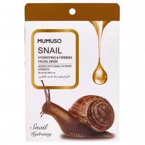MUMUSO Gesichtsmaske mit Schneckenextrakt, 25 ml – feuchtigkeitsspendende und straffende Pflege für die Haut.