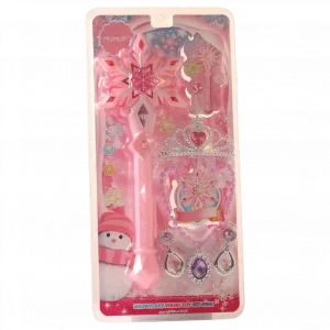 MUMUSO Schneeflocken-Zauberset in Pink – fantasievoller Spielspaß für Kinder ab 3 Jahren.