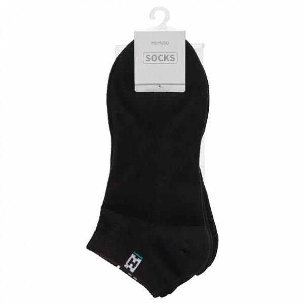 MUMUSO Sneakersocken für Herren (Schwarz) – komfortabel und ideal für den täglichen Gebrauch.