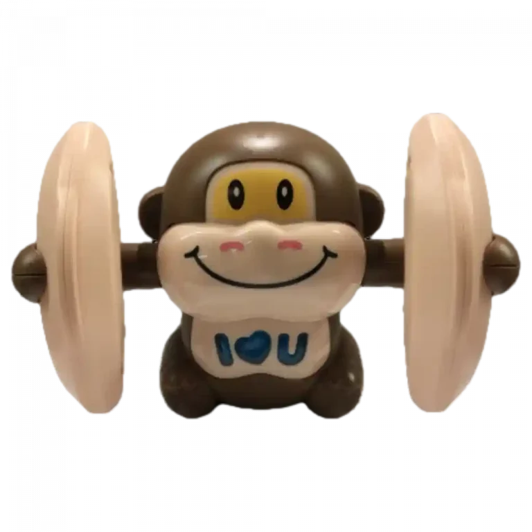 MUMUSO elektrisches Spielzeugaffe mit Musik und Stimme, braun – ideal für Kinder und als Spielzeug zur Förderung des Spiels.