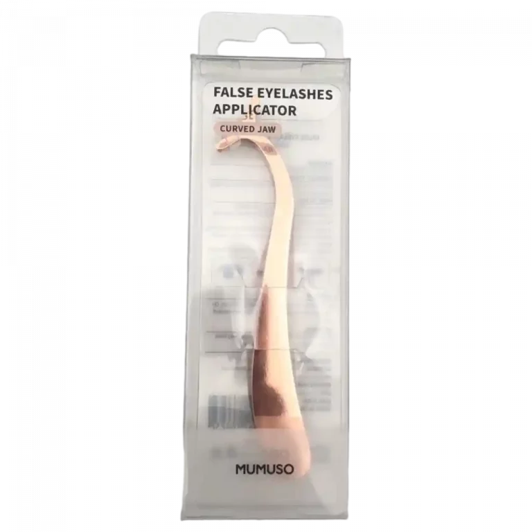 MUMUSO Wimpernapplicator aus Edelstahl in Roségold – perfektes Werkzeug für das Anbringen von falschen Wimpern.