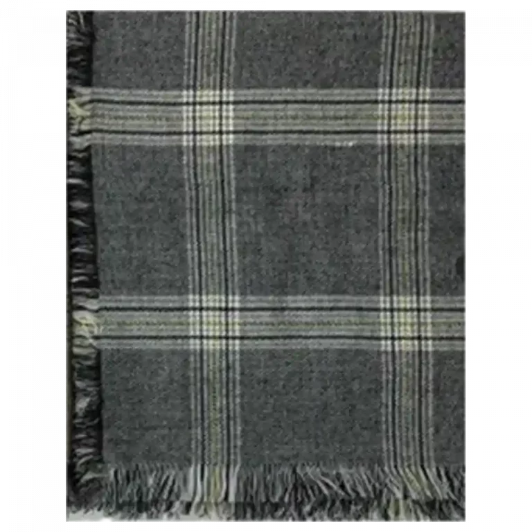 MUMUSO Winter Schal in Schwarz mit Karomuster – stilvoll und warm für die kalte Jahreszeit.