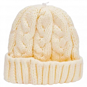 MUMUSO wollmuetze in hellem beige, aus Acrylfaser und Polyester – perfekt für kalte Tage.