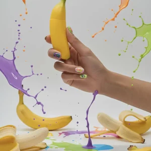 Handcreme mit Bananen-Design, 35 g (Gelb)