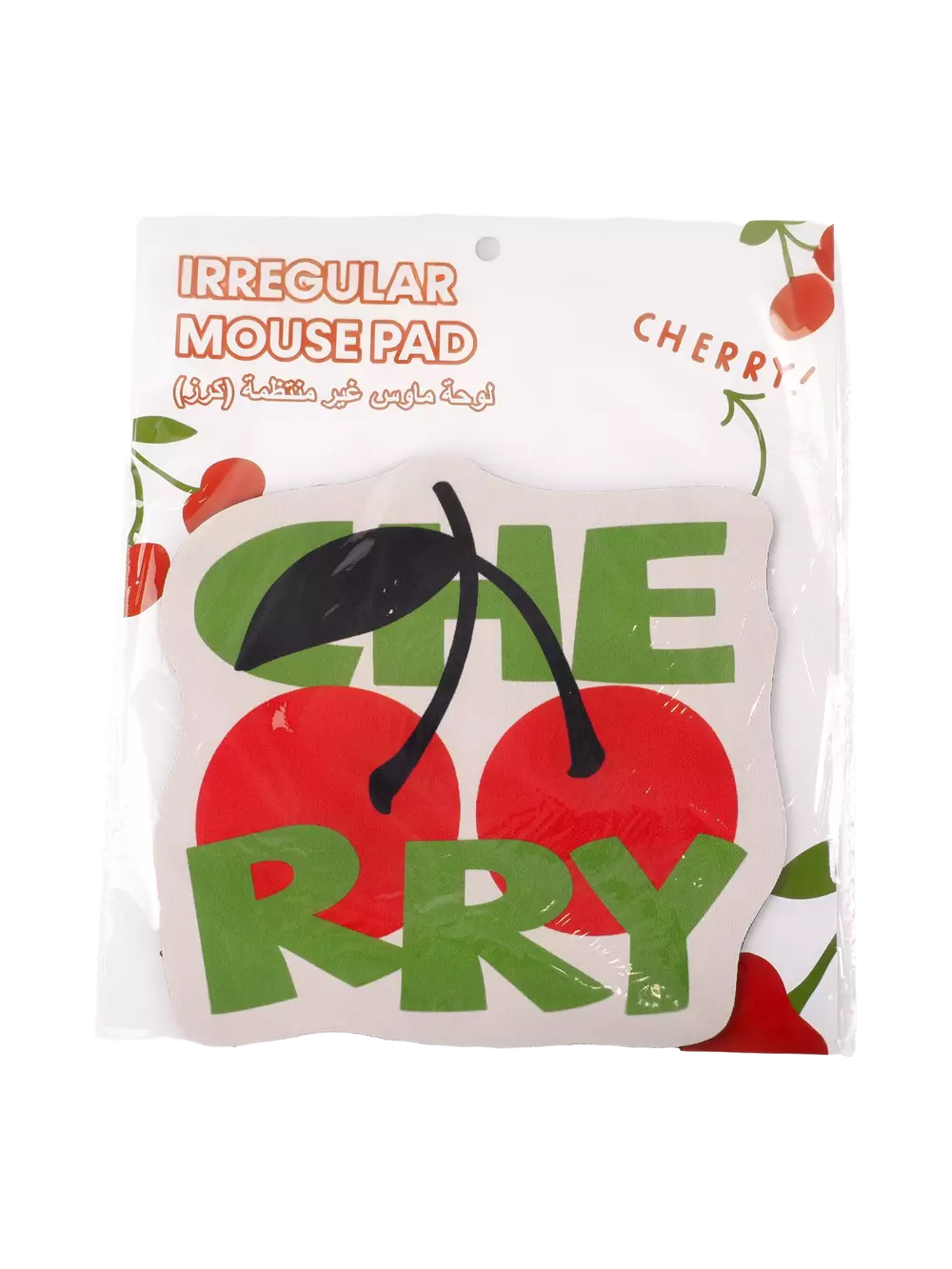 6932559629286.webp Mousepad mit Kirsch-Design, rutschfest (Mehrfarbig)