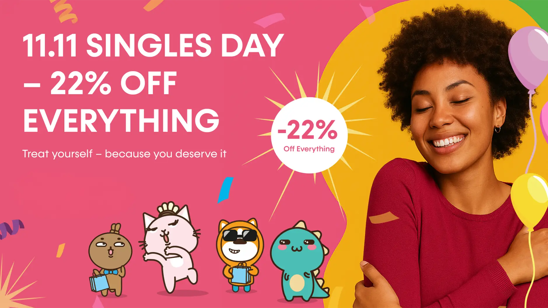 MUMUSO feiert den Singles Day mit 22 % Rabatt – nur am 11.11.