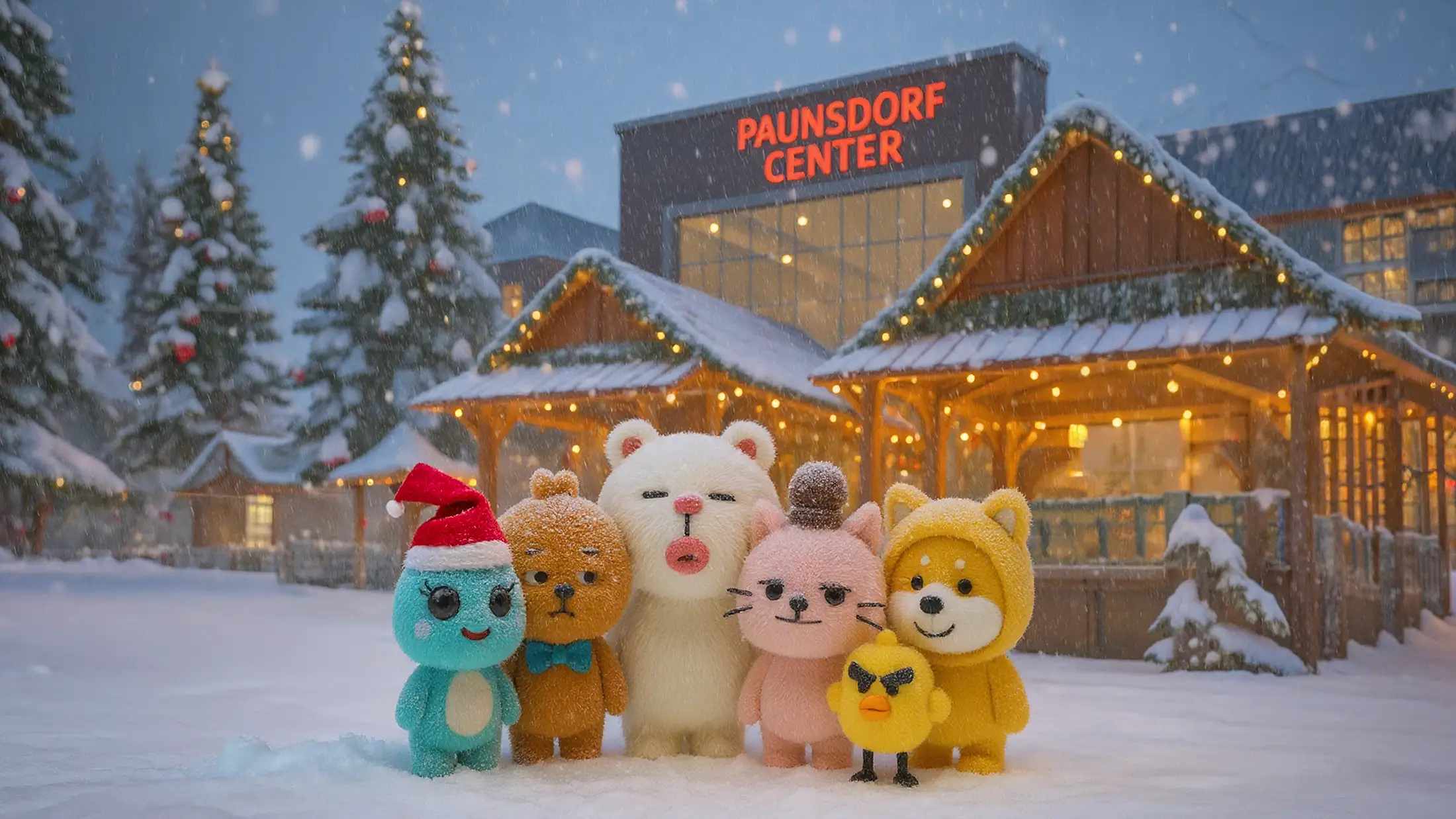 Mumuso auf dem Weihnachtsmarkt Paunsdorf Center in Leiptig