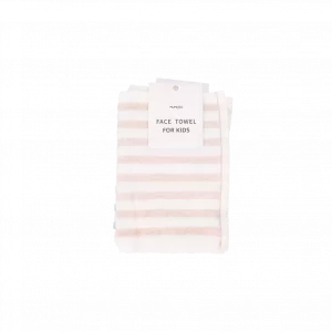 100% Baumwolle Kinderhandtuch mit Farbstreifen - Khaki